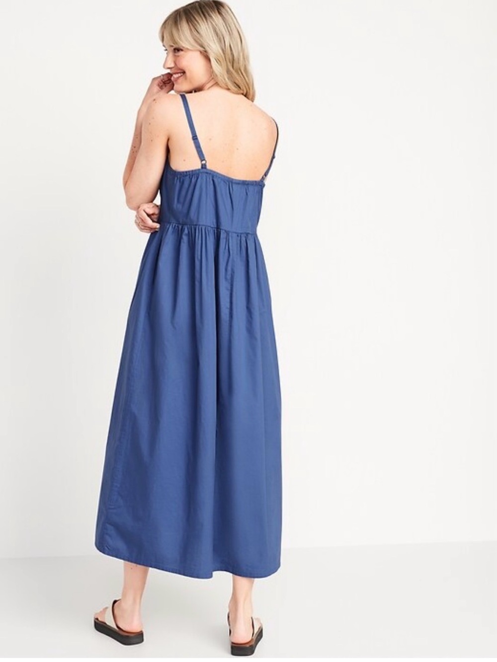 NWOT Old Navy Sleeveless Maxi Dress size w/pockets size 4X β€οΈπ€π BRB SL 2 - Picture 4 of 5